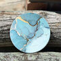 Pack Of Four Sky Blue Ceramic Coasters, thumbnail 1 of 4