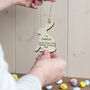 Personalised Easter Bunny Hanging Decoration, thumbnail 3 of 8