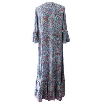 'Everleigh' Floral Open Kaftan Dress, 9 of 9