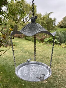 Hanging Steel Bird Feeder, 2 of 11