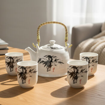 Herbal Teapot And Tea Cup Gift Set For Tea Drinkers, 12 of 12