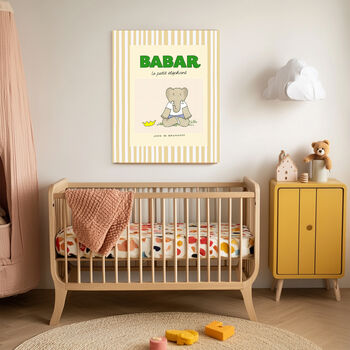 Babar The Elephant Meditation Nursery Art Print, 2 of 3