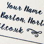 Personalised Luxury Correspondence Cards Thermo Printed, thumbnail 3 of 8