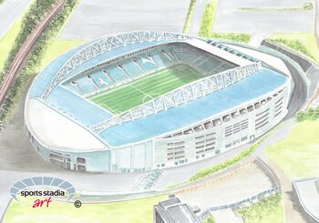 Brighton And Hove Albion Fc Amex Stadium Fine Art Print, 2 of 3