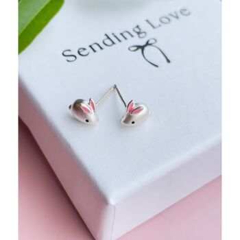 Little Girls Mice Animal Earrings Christmas Gift, 3 of 7