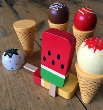 Wooden Ice Cream Cones And Lollies, 5 of 7