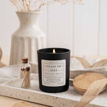 Personalised Graduation Scented Candle With Your Text, 10 of 10