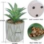 Set Of Three Artificial Succulent Plants In Pot, thumbnail 8 of 8