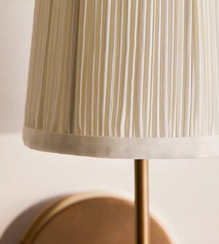 Antiqued Brass Wall Light, 5 of 5