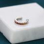 Rainbow Ear Cuff In Sterling Silver, thumbnail 1 of 11