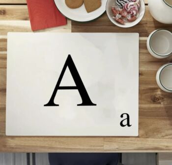 Letter Tile Place Mat And Coaster, 4 of 4