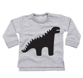 Childs Dinosaur Chalkboard Sweatshirt, 3 of 5