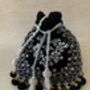 Black Maroon Velvet Handcrafted Luxury Potli/Wrist Bag, thumbnail 4 of 8