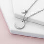 Personalised Heart And Disc Family Necklace, thumbnail 3 of 8