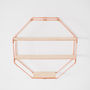 Copper Octagon Shelf Wall Hanging, thumbnail 6 of 6