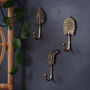 Set Of Three Metal Leaf Hooks, thumbnail 1 of 1