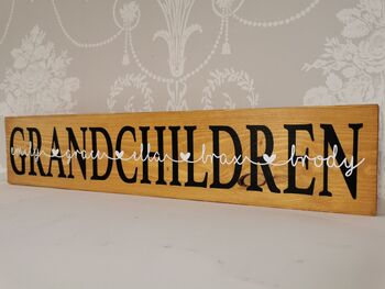 Grandchildren Name Sign, 6 of 7