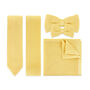 Wedding Handmade Polyester Knitted Pocket Square In Pastel Yellow, thumbnail 6 of 6