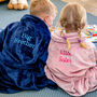 Personalised Super Soft Children's Dressing Gown, thumbnail 1 of 11