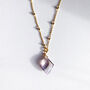 Diamond Shape Ametrine Necklace, thumbnail 2 of 5