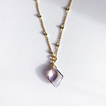 Diamond Shape Ametrine Necklace, 2 of 5