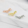 Opal Marquise Crawler Earrings In Sterling Silver, thumbnail 1 of 12