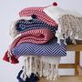 Personalised Handwoven Christmas Cozy Throw, thumbnail 3 of 8