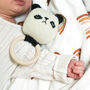 Panda Rattle Ring Newborn Gift, thumbnail 2 of 3