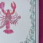 Festive Lobster And Holly Card, thumbnail 1 of 5
