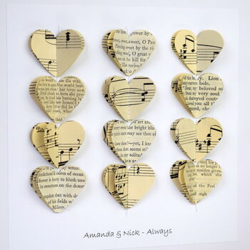 Personalised Heart Strings Artwork, 6 of 12