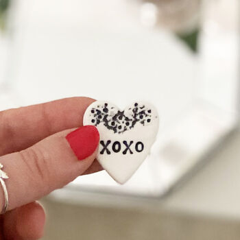 Porcelain Pocket Xoxo With Personalised Card, 2 of 9