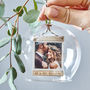 Personalised First Married Christmas Photo Dome Bauble, thumbnail 1 of 1