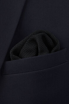 Handmade 100% Polyester Knitted Tie In Black, 8 of 8