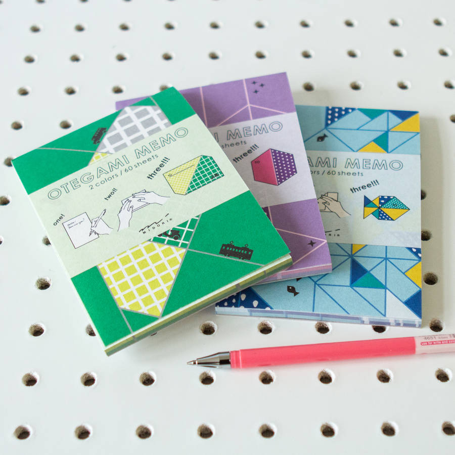 Notebook With Origami Correspondence Sheets By Berylune