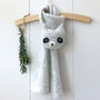 Pure Cashmere Children's Raccoon Scarf, thumbnail 1 of 4