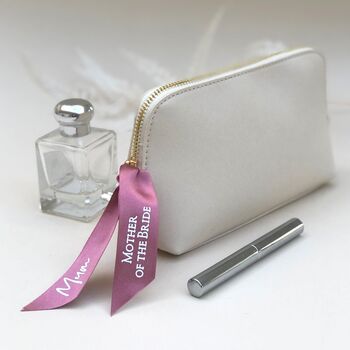 Mother Of The Bride Boutique Personalised Makeup Bag, 2 of 11