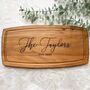 Engraved Couples Chopping Board Surname Gift, thumbnail 1 of 3