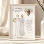 Personalised Wedding Memorial Mother Of Bride Print, thumbnail 1 of 6