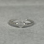 Sterling Silver Heart Toe Ring, Boho Holiday Jewellery, thumbnail 2 of 10