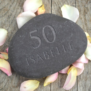Personalised 80th Birthday Pebble, 6 of 10