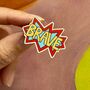 Be Brave Kids Wooden Pin Badge, thumbnail 1 of 2