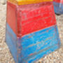 Painted Vintage Wooden Stool, thumbnail 5 of 8