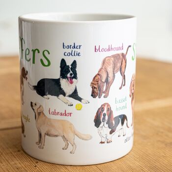 'Sniffers' Ceramic Dog Mug, 7 of 7