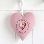 Personalised 16th Birthday Hanging Heart Gift For Girl, thumbnail 6 of 12