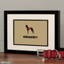 Personalised Greyhound Print For One Or Two Dogs, thumbnail 8 of 12