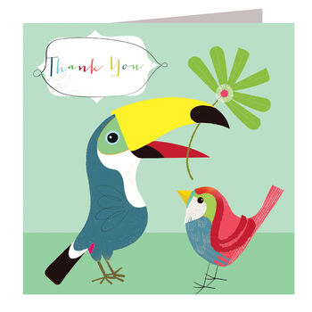 Toucan Thank You Card, 2 of 3