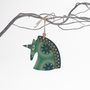 Unicorn Christmas Tree Decoration, thumbnail 2 of 3