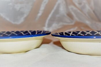 Yahto Blue Pottery Pasta Bowls, 2 of 2