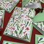 Red Berries Christmas Card Pack Of 12, thumbnail 3 of 10