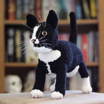 Personalised Crocheted Cuddly Toy Of Your Cat, 4 of 12